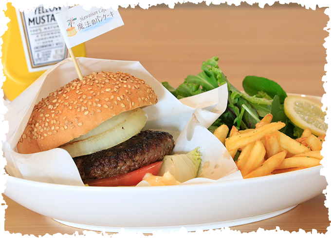 大満足のボリュームのフードメニュー